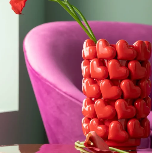 Vase Hearts 33cm