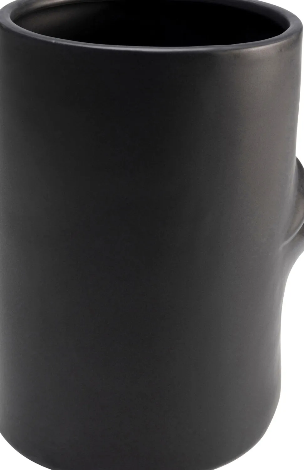 Vase Labbra Schwarz 22cm