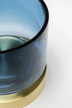Vase Lumi Blau 18cm