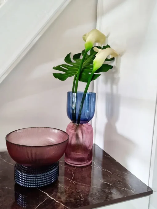 Vase Marvelous Duo Blau Lila 40cm