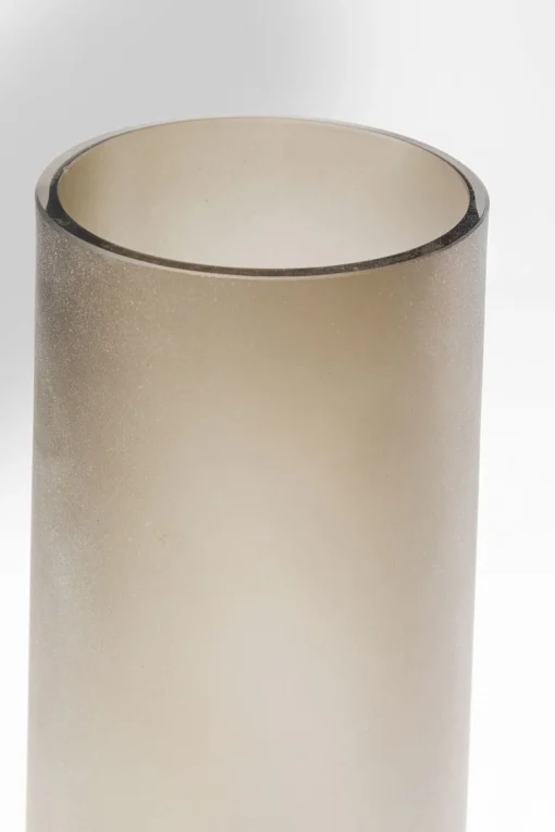 Vase Noble Ring Braun Matt 40cm