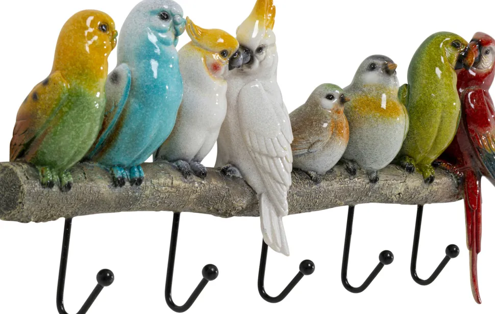Wandgarderobe Exotic Birds