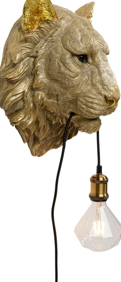 Wandleuchte Animal Tiger Head 34cm