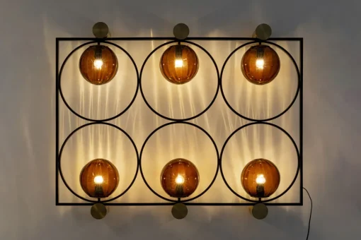 Wandleuchte Balance Circle 96x122cm