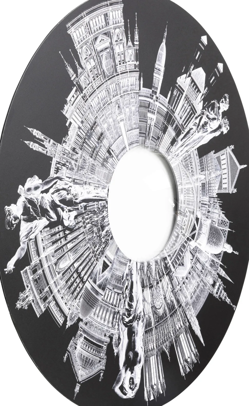 Wandobjekt City Pupil Ø160cm