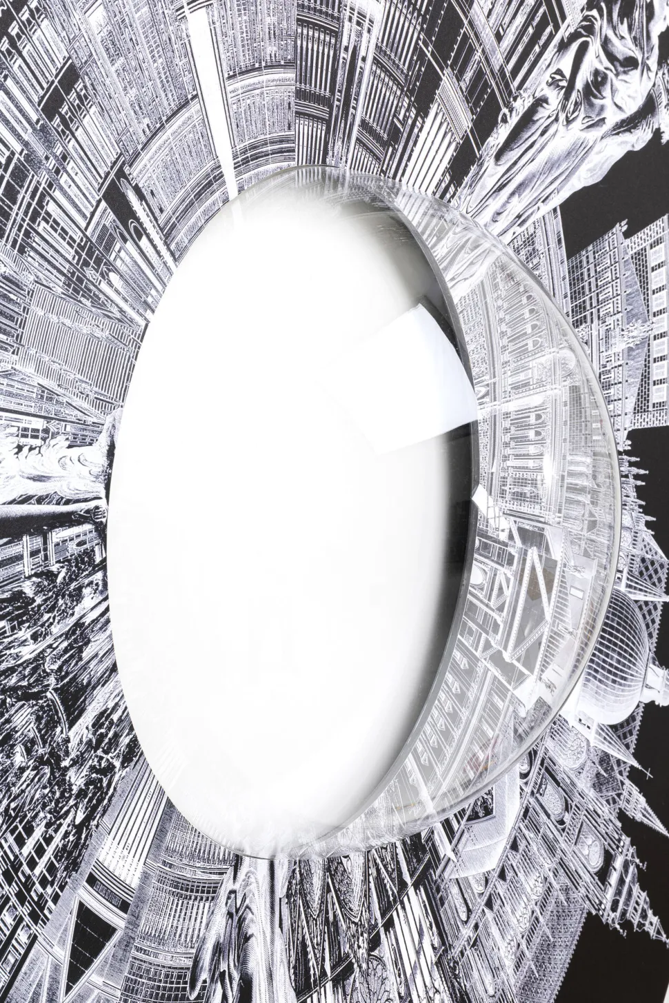 Wandobjekt City Pupil Ø160cm