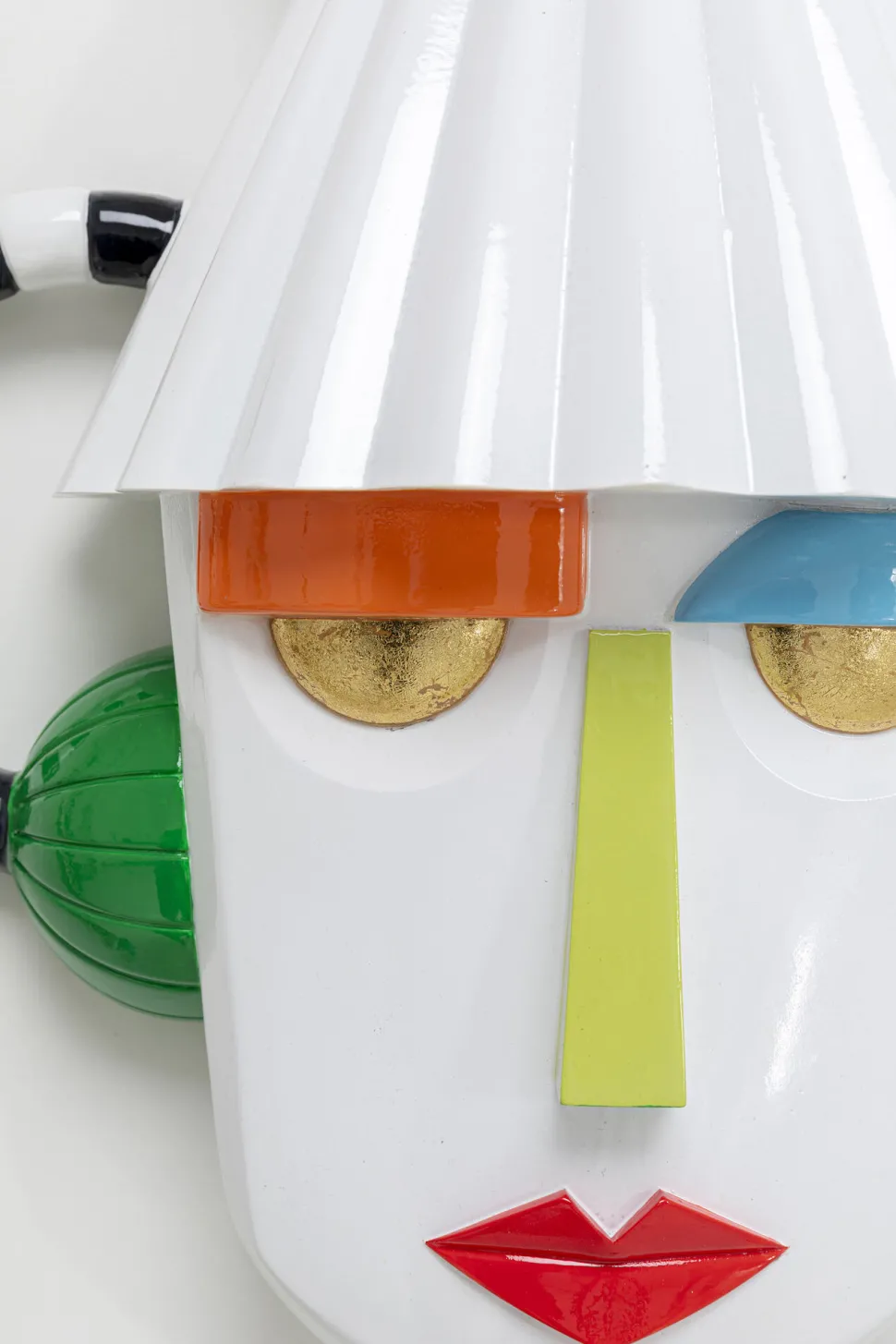 Wandobjekt Mesquerade Weiß 37x41cm