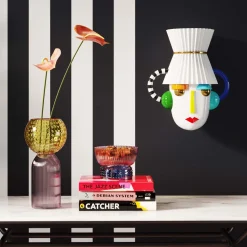 Wandobjekt Mesquerade Weiß 37x41cm