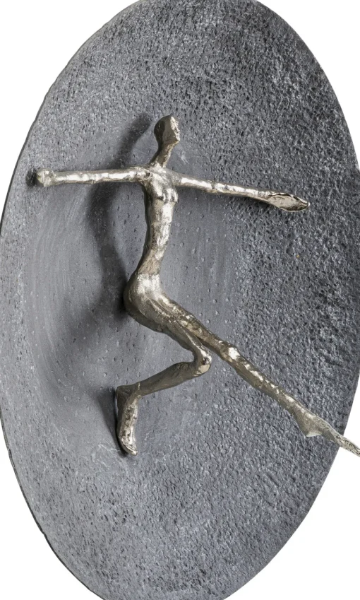 Wandobjekt Umano Silber Ø60cm