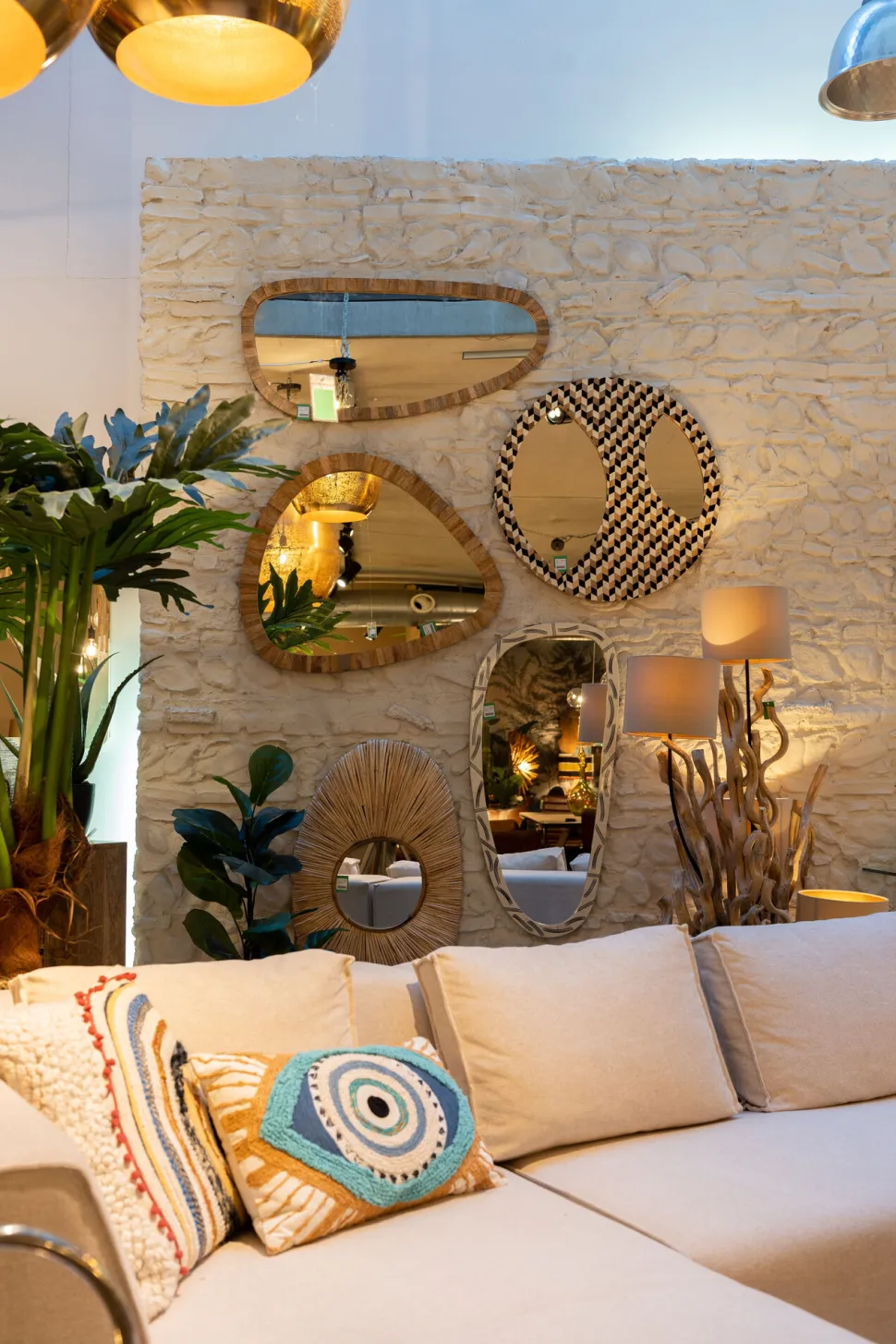 Wandspiegel Bora Bora 43x93cm