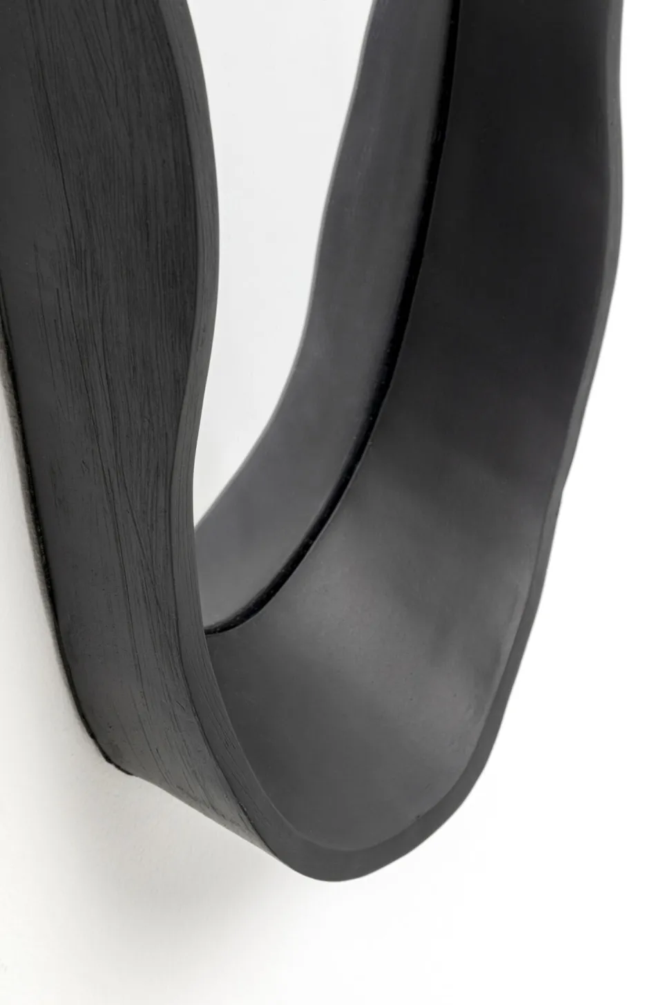 Wandspiegel Dynamic Schwarz 29x61cm