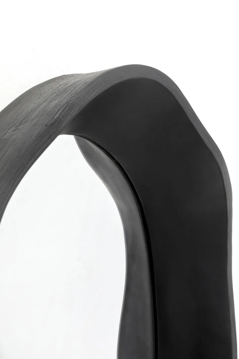 Wandspiegel Dynamic Schwarz 29x61cm