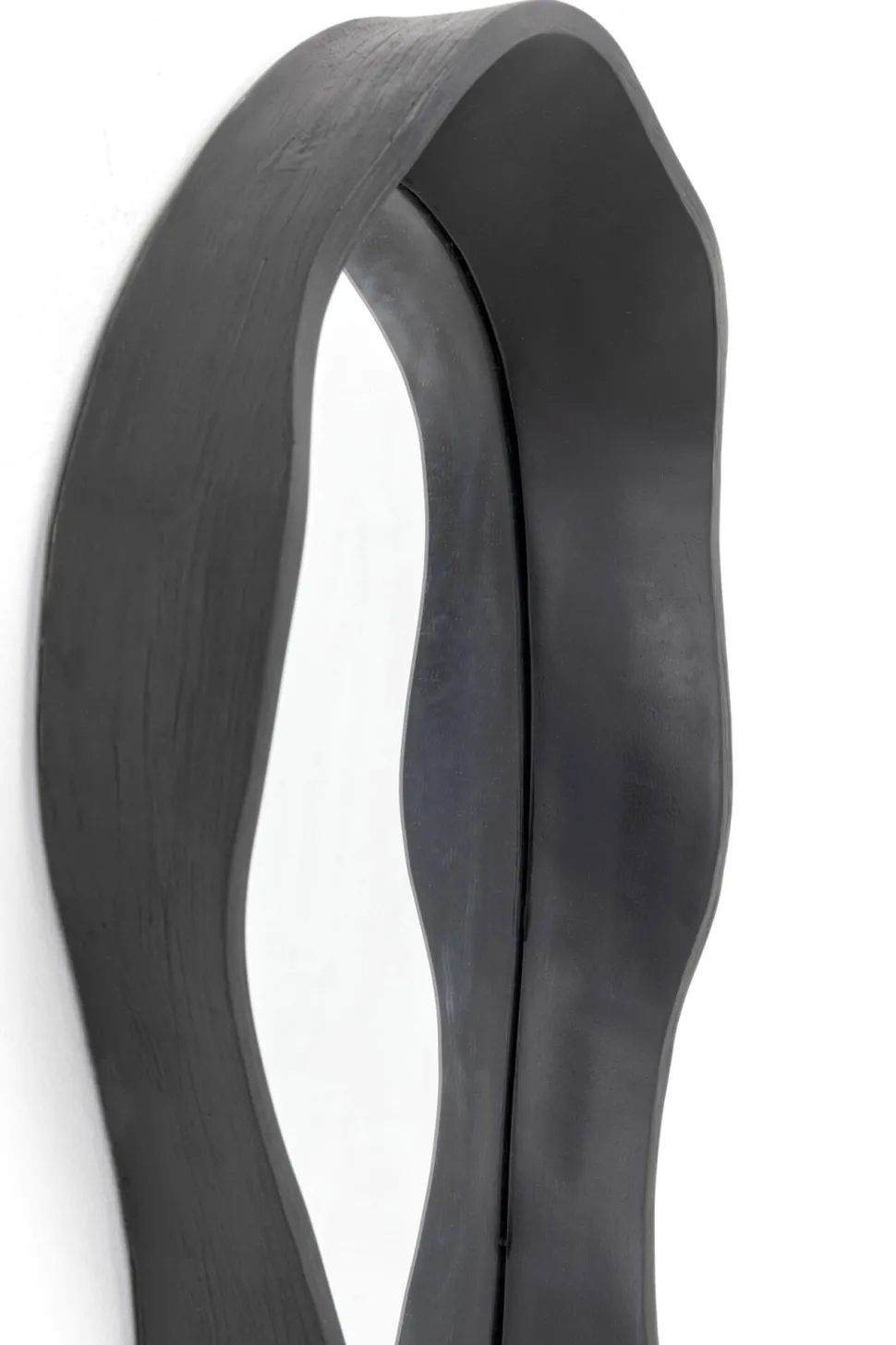 Wandspiegel Dynamic Schwarz 29x61cm