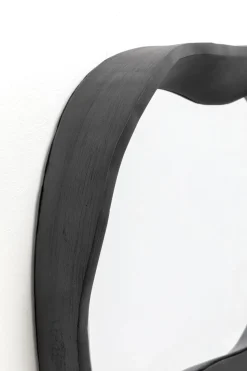 Wandspiegel Dynamic Schwarz 40x34cm