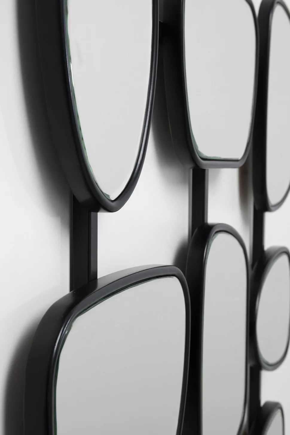 Wandspiegel Nastro Schwarz 80x114cm