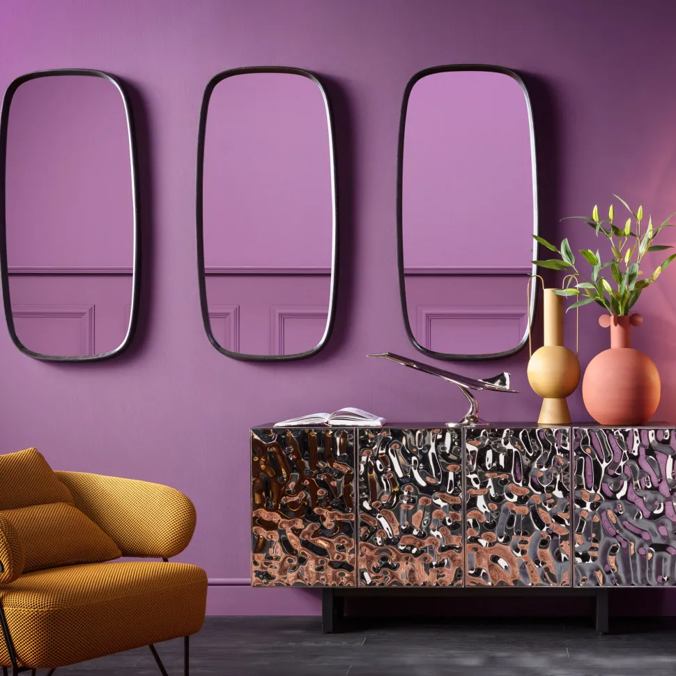 Wandspiegel Noomi Schwarz 122x58cm