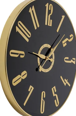 Wanduhr Casino Schwarz Ø76cm