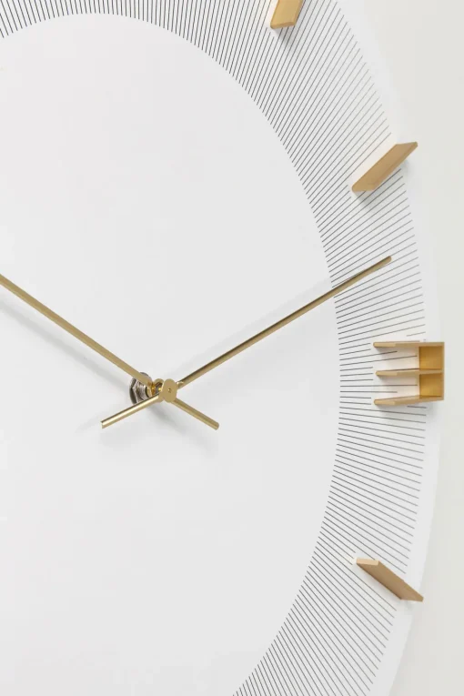 Wanduhr Leonardo Weiß/Gold ��49cm