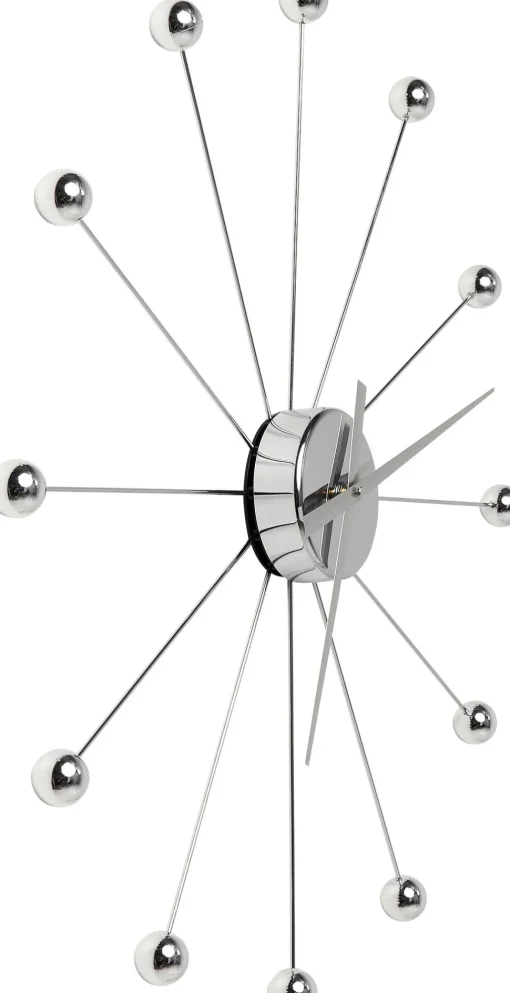 Wanduhr Like Umbrella Balls Chrome