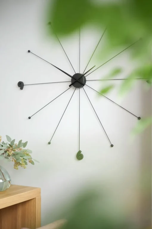 Wanduhr Like Umbrella Black