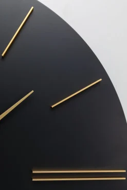Wanduhr Luca Schwarz Ø70cm