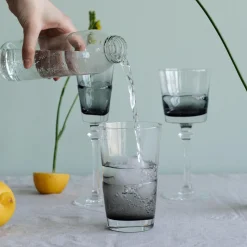 Wasserglas Mimi Grau 14cm