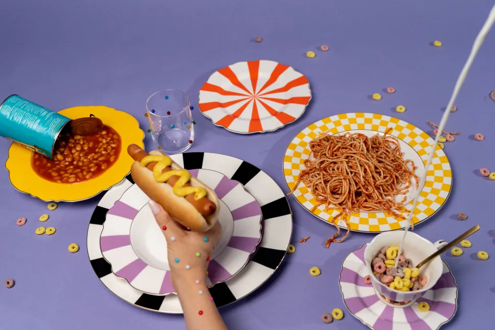 Wasserglas Party Dots 9cm