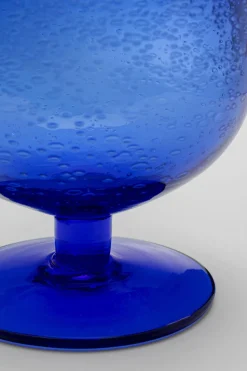 Weinglas Bubbles Blau