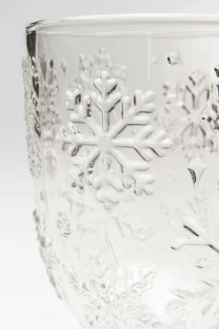 Weinglas Ice Flowers Klar