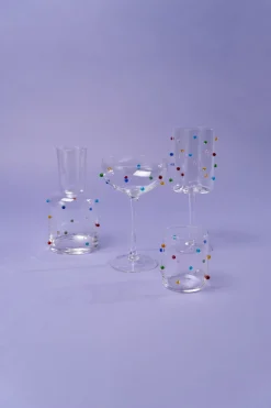 Weinglas Party Dots 23cm