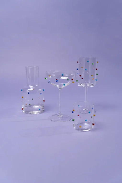 Weinglas Party Dots 23cm