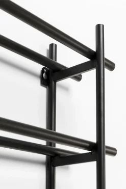 Weinregal Cape Town Schwarz 80x34cm