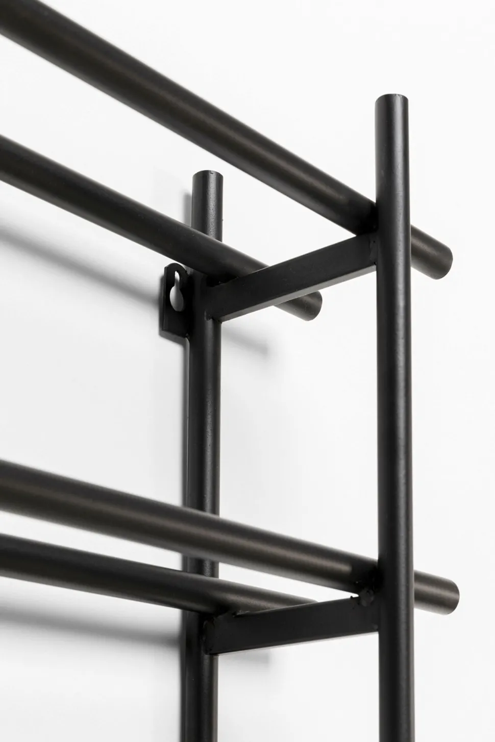 Weinregal Cape Town Schwarz 80x34cm