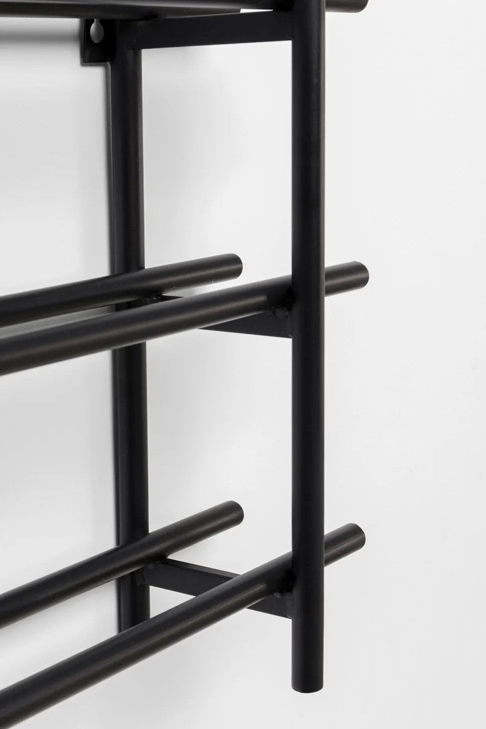 Weinregal Cape Town Schwarz 80x34cm