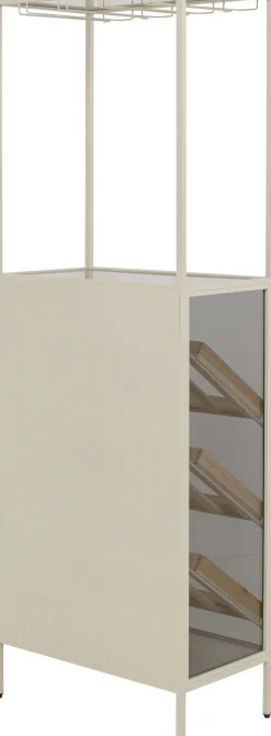 Weinregal Porto Bar Greige 60x170cm
