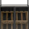 Weinregal Porto Bar Schwarz 60x170cm