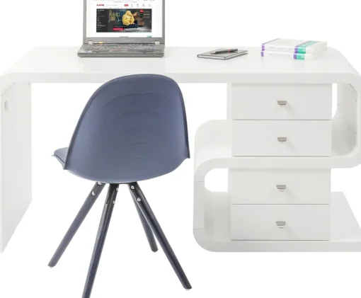 White Club Schreibtisch Snake 150x70cm