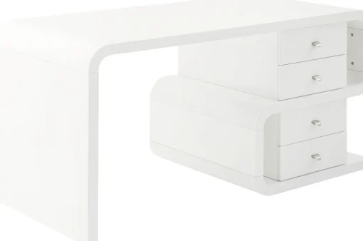 White Club Schreibtisch Snake 150x70cm