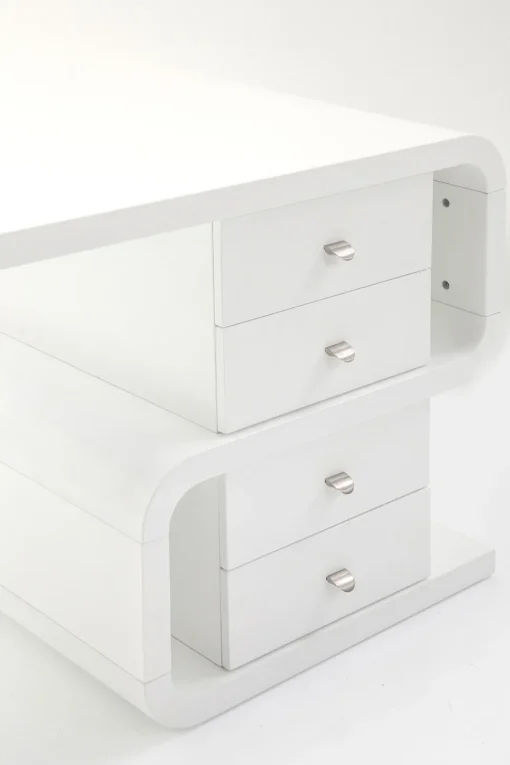 White Club Schreibtisch Snake 150x70cm