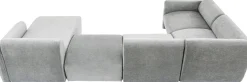 Wohnlandschaft 2 Lucca Grau Rechts 328cm