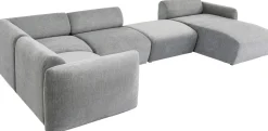 Wohnlandschaft 2 Lucca Grau Rechts 328cm