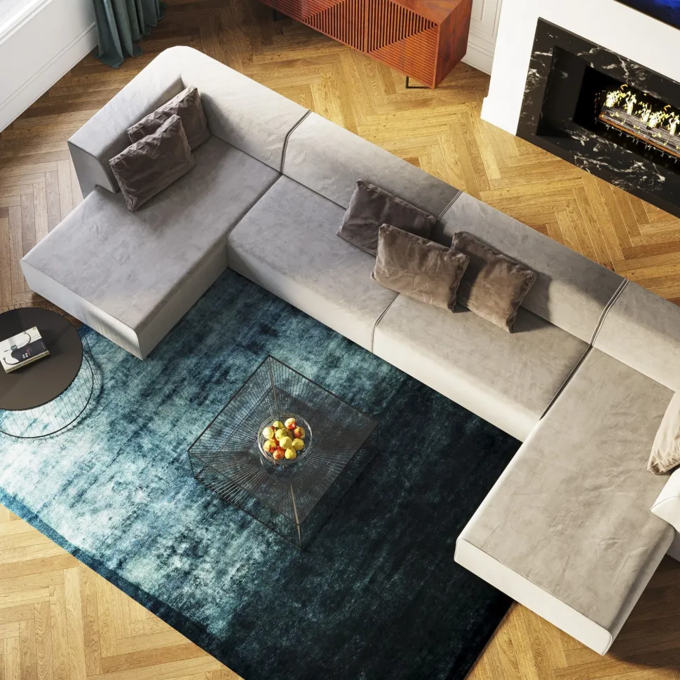 Wohnlandschaft Infinity Malibu Grau